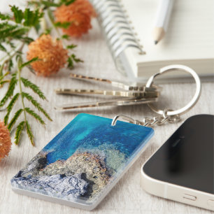 Bermuda Waters Inspiriert Schlüsselanhänger