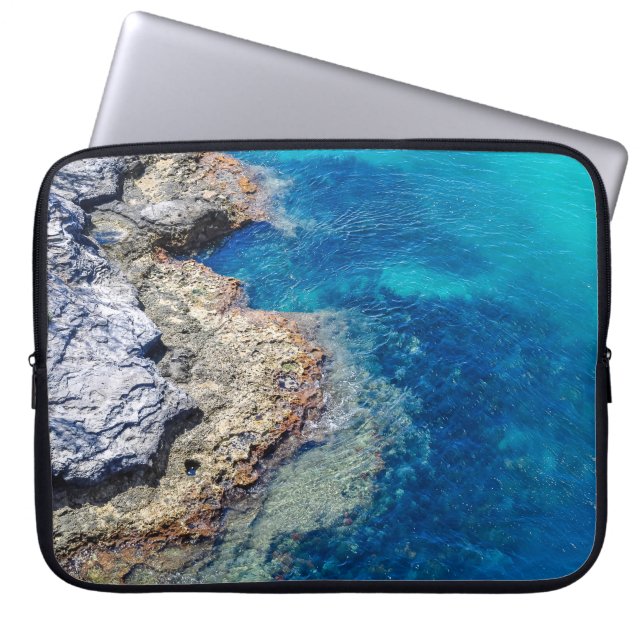 Bermuda Waters Laptop Sleeve (Vorderseite)