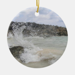 Bermuda Wave Foto Ornament
