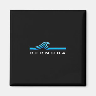 Bermuda-Wellen Vintage Männer Frauen Mädchen Junge Magnet