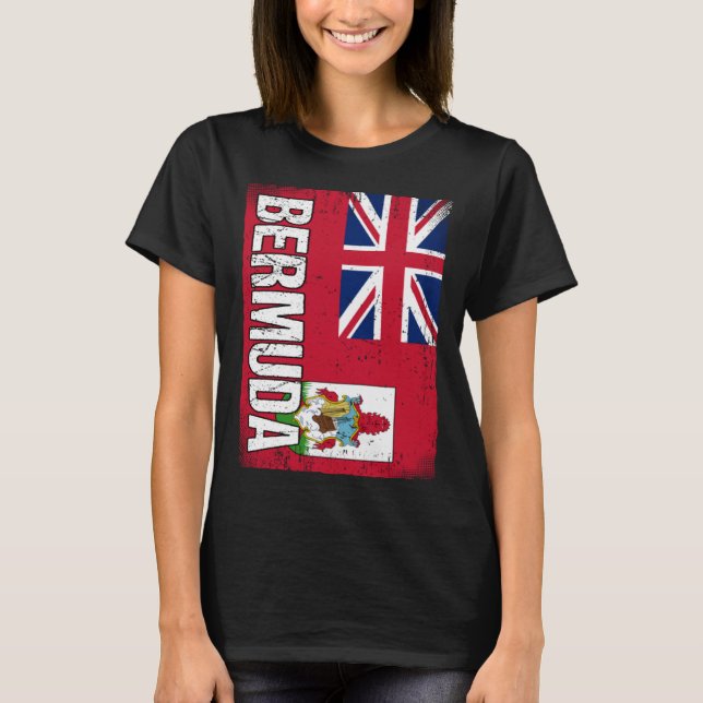 Bermudan-Flagge Bermudas 1 T-Shirt (Vorderseite)