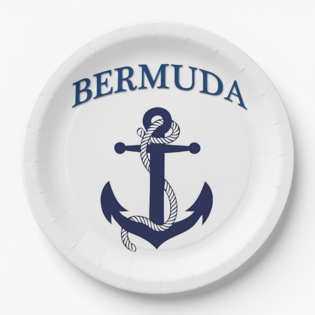 BermudapapierTeller! Pappteller (Vorderseite)