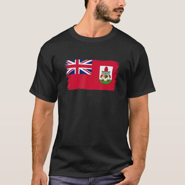 Bermudische Flagge Bermuda 1 T-Shirt (Vorderseite)