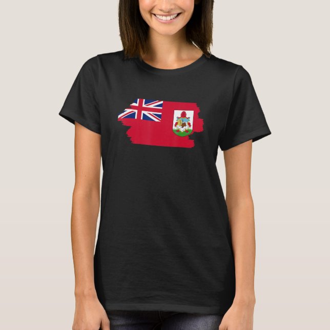 Bermudische Flagge Bermuda T-Shirt (Vorderseite)