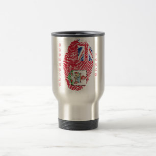 Bermudischer Touch-Fingerabdruck-Flagge Reisebecher