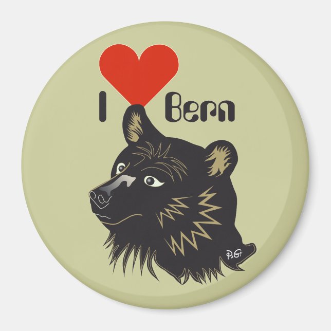 Bern Bern Bern Bern Schweiz Suisse Svizzera Svizra Magnet (Vorne)