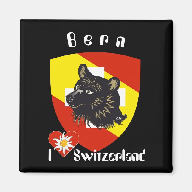 Bern Bern Bern Bern Schweiz Suisse Svizzera Svizra Magnet (Vorne)