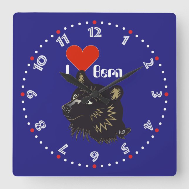 Bern Bern Berna Schweiz Svizra Uhr (Vorderseite)