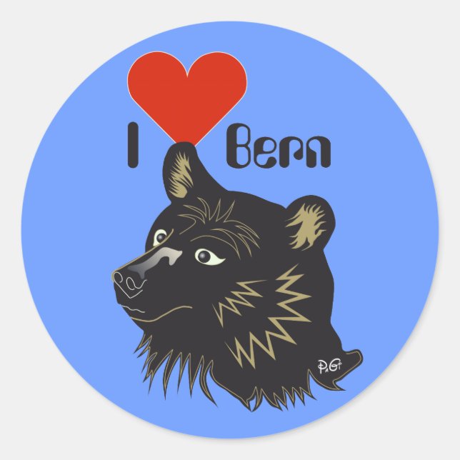 Bern Berne Berna Bärn Schweiz Suisse Aufkleber (Vorderseite)