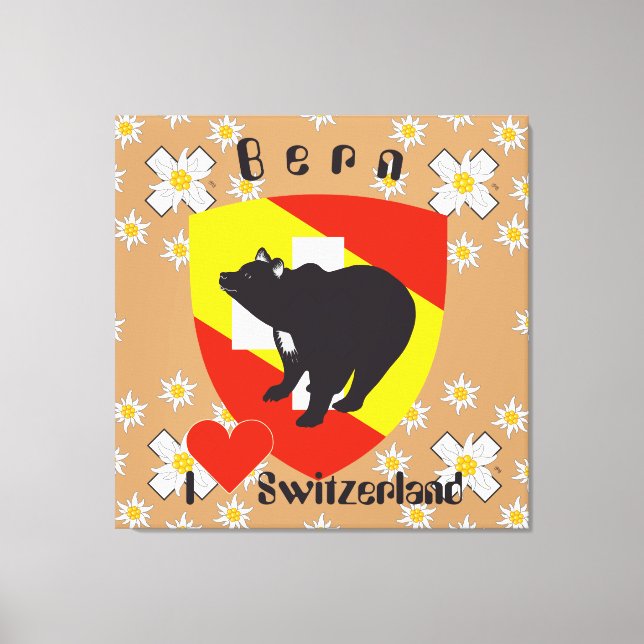 Bern, Berne, Berna, Bärn, Schweiz, Suisse Leinwand (Vorderseite)