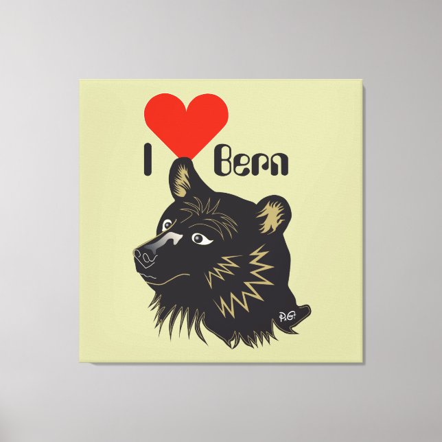 Bern, Berne, Berna, Bärn, Schweiz, Suisse Leinwand (Vorderseite)