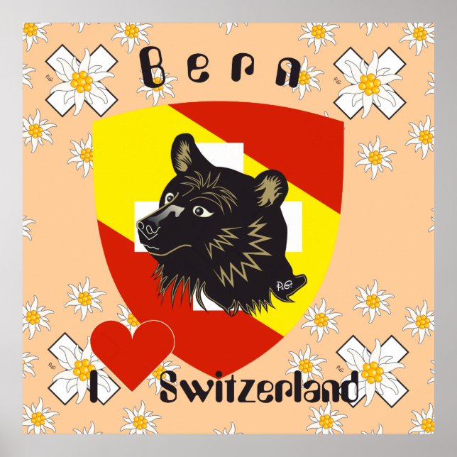 Bern, Berne, Berna, Bärn, Schweiz, Suisse, Poster (Vorne)
