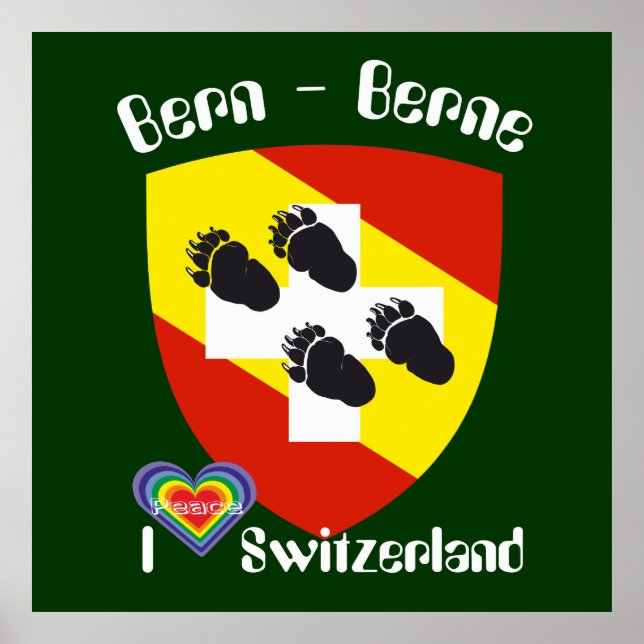Bern, Berne, Berna, Bärn, Schweiz, Suisse, Poster (Vorne)