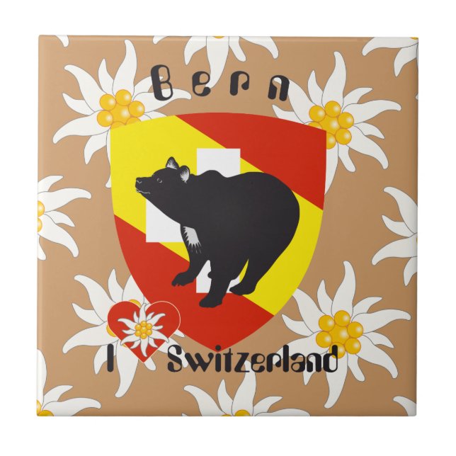 Bern Berne Berna Schweiz Suisse Fliese (Vorderseite)