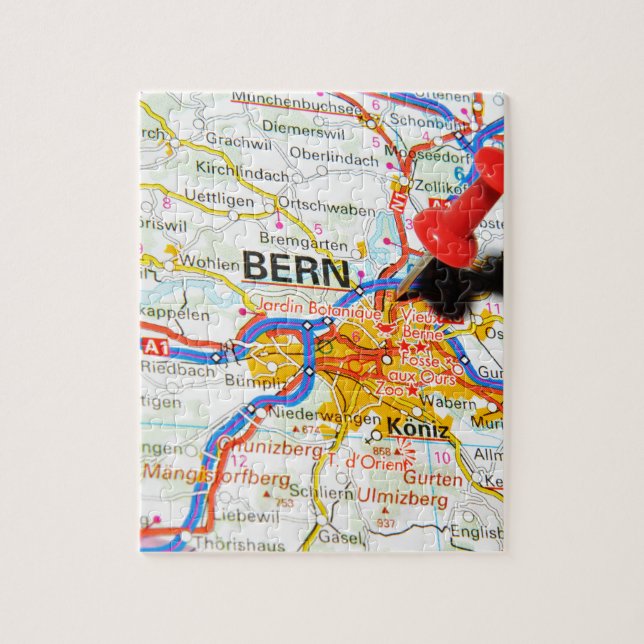 Bern, die Schweiz Puzzle (Vertikal)