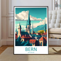 Bern Druck Bern Heimdekoration Schweiz Kunst Druck