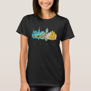 Bern, farbenfrohe Silhouette T-Shirt