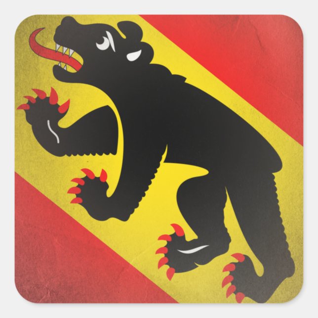 Bern Quadratischer Aufkleber (Vorderseite)