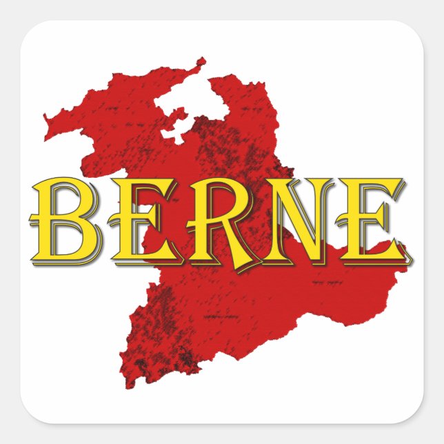 Bern Quadratischer Aufkleber (Vorderseite)