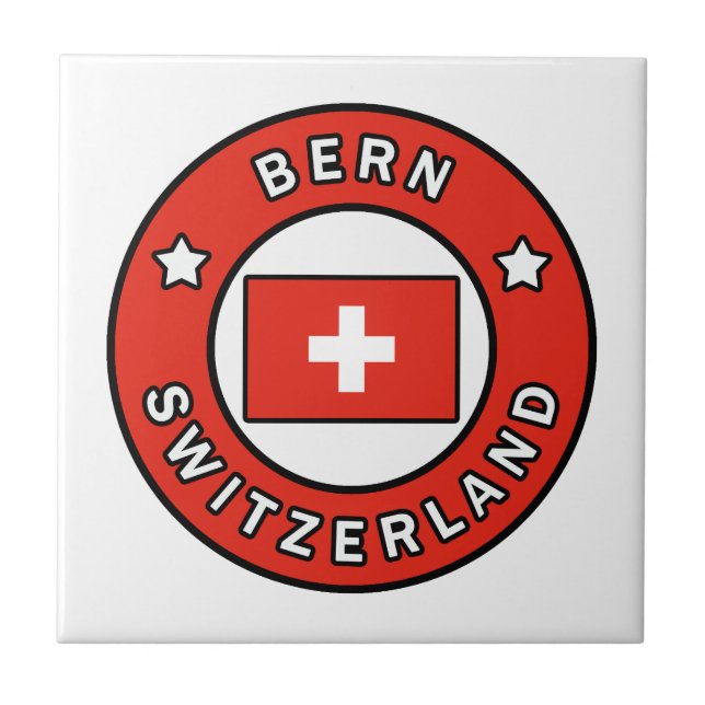 Bern - Schweiz Fliese (Vorderseite)