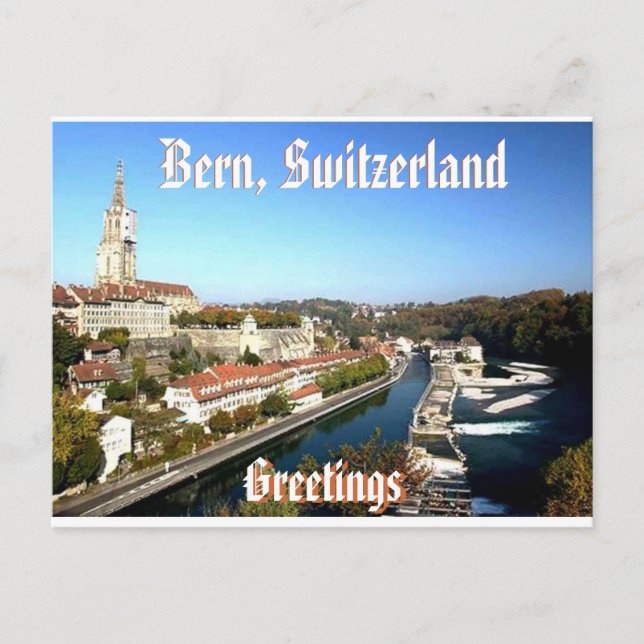 Bern, Schweiz (Mojisola Gbadamosi) Postkarte (Vorderseite)
