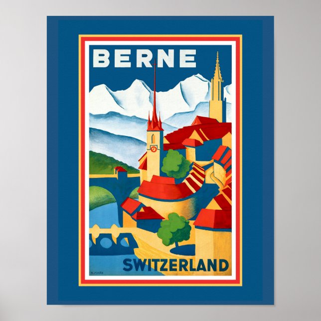 Bern, Schweiz Poster (Vorne)