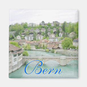 Bern, Schweiz Square Magnet