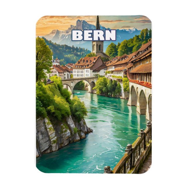 Bern, Schweizer Perle Magnet (Vertikal)
