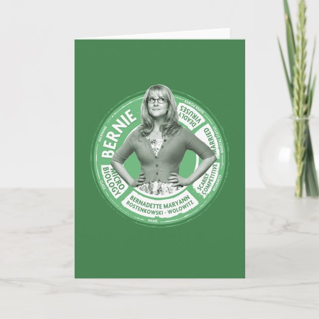 Bernadette Info Graphic Karte (Vorderseite)