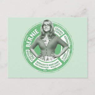 Bernadette Info Graphic Postkarte