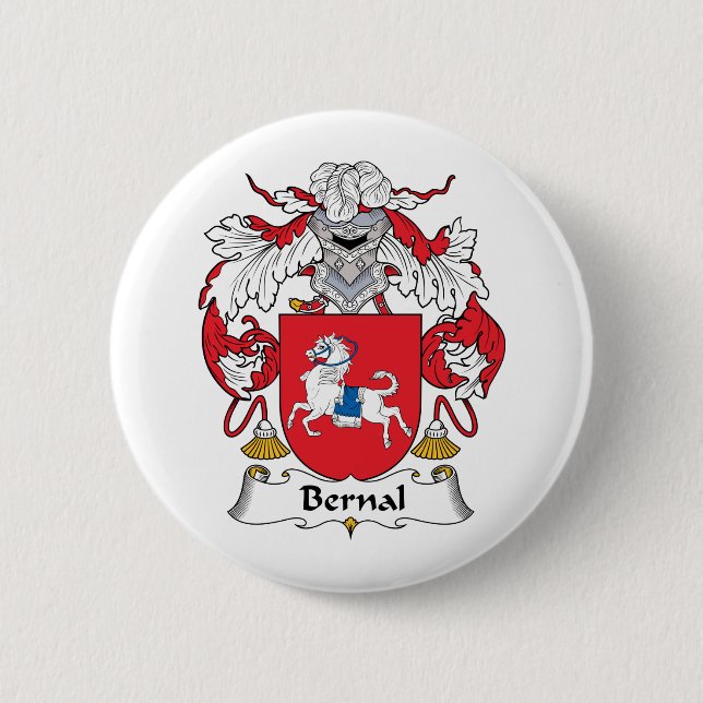 Bernal Familienwappen Button (Vorderseite)