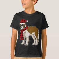 Bernard Buffalo Kariert St. Bernard Dog Lover Chri