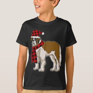 Bernard Buffalo Kariert St. Bernard Dog Lover Chri T-Shirt