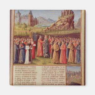 Bernard Clairvaux predigenden zweiten Kreuzzugs Magnet