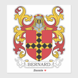Bernard Familienwappen Aufkleber