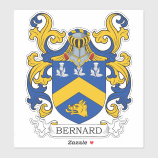 Bernard Familienwappen Aufkleber