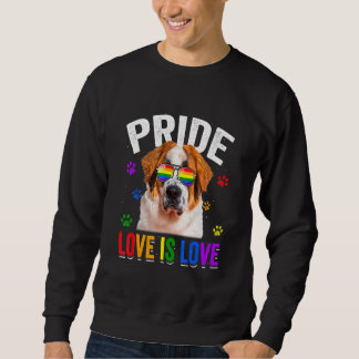 Bernard Gay Pride Lgbt Rainbow Flag Hund Sweatshirt