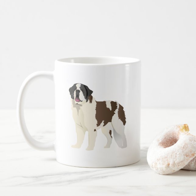 Bernard Hund Kaffeetasse (Mit Donut)