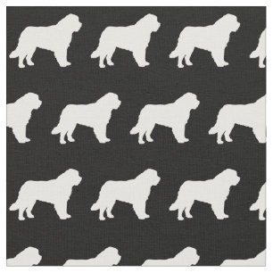 Bernard Hund Silhouette Stoff