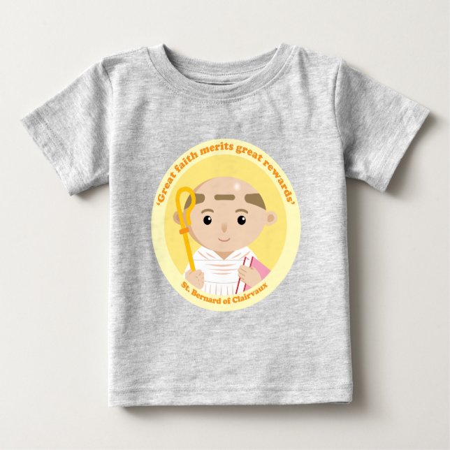 Bernard von Clairvaux Baby T-shirt (Vorderseite)