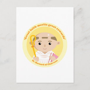 Bernard von Clairvaux Postkarte