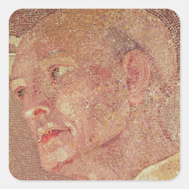 Bernard von Clairvaux von Crypt St. Peter Quadratischer Aufkleber (Vorderseite)