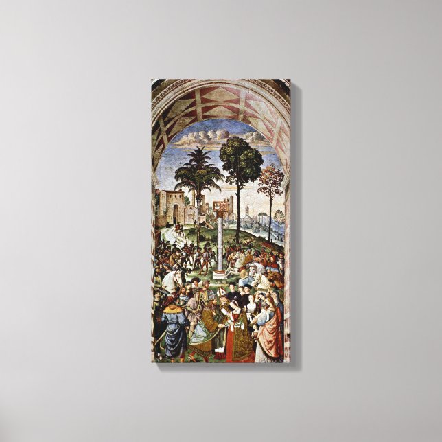 Bernardino di Betto - Eleanor, Portugal Leinwanddruck (Vorderseite)