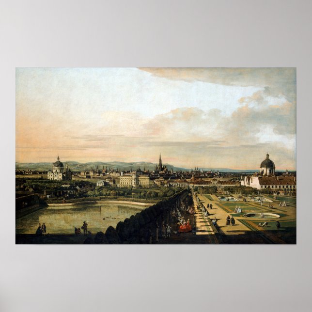 Bernardo Bellotto, Canaletto Wien Poster (Vorne)