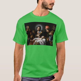 Bernardo Strozzi Verehrung der Hirten T-Shirt
