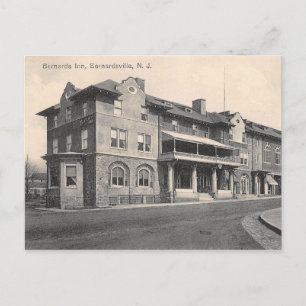 Bernardsville NJ Inn, Vintag 1910 Postkarte