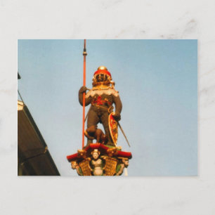 Berne, dekorierter Springbrunnen Postkarte