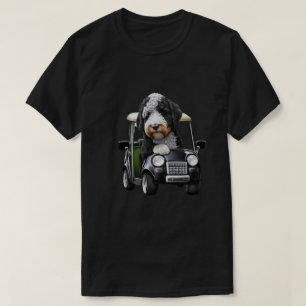 Bernedoodle Bernese Golfgeschenk Vater T-Shirt