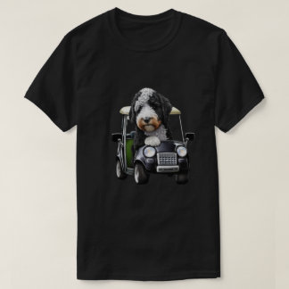 Bernedoodle Bernese Golfgeschenk Vater T-Shirt