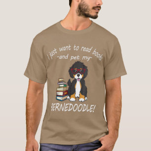 Bernedoodle-Bücher T-Shirt